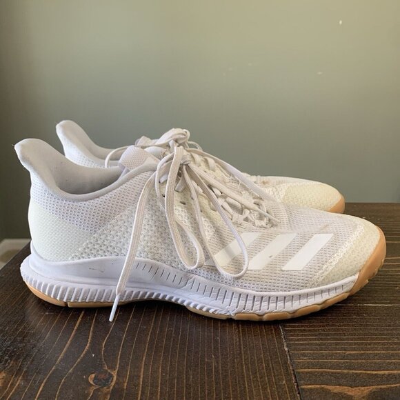 Adidas CrazyFlight Bounce 3 White Gum Volleyball Shoes BD7906 Womens Size 7.5 - Picture 2 of 9